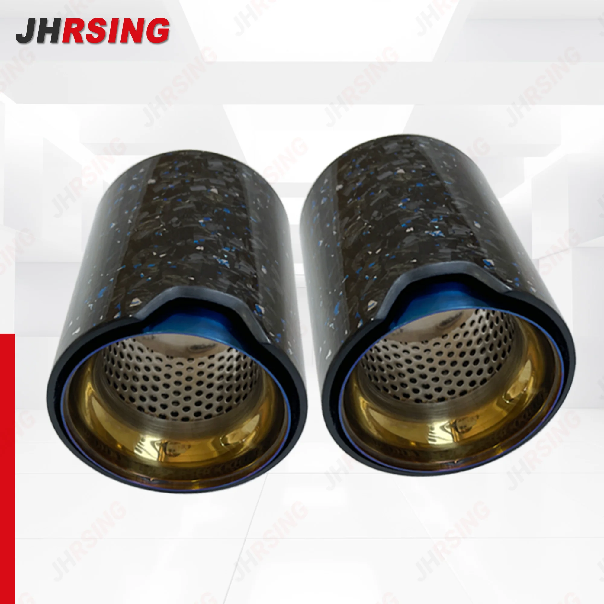 

1PCS Genuine Carbon Fiber Universal Exhaust Tip Stainless Tail Tips Modify for BMW M2M3M4 Car Muffler Pipe Decoration NO LOGO