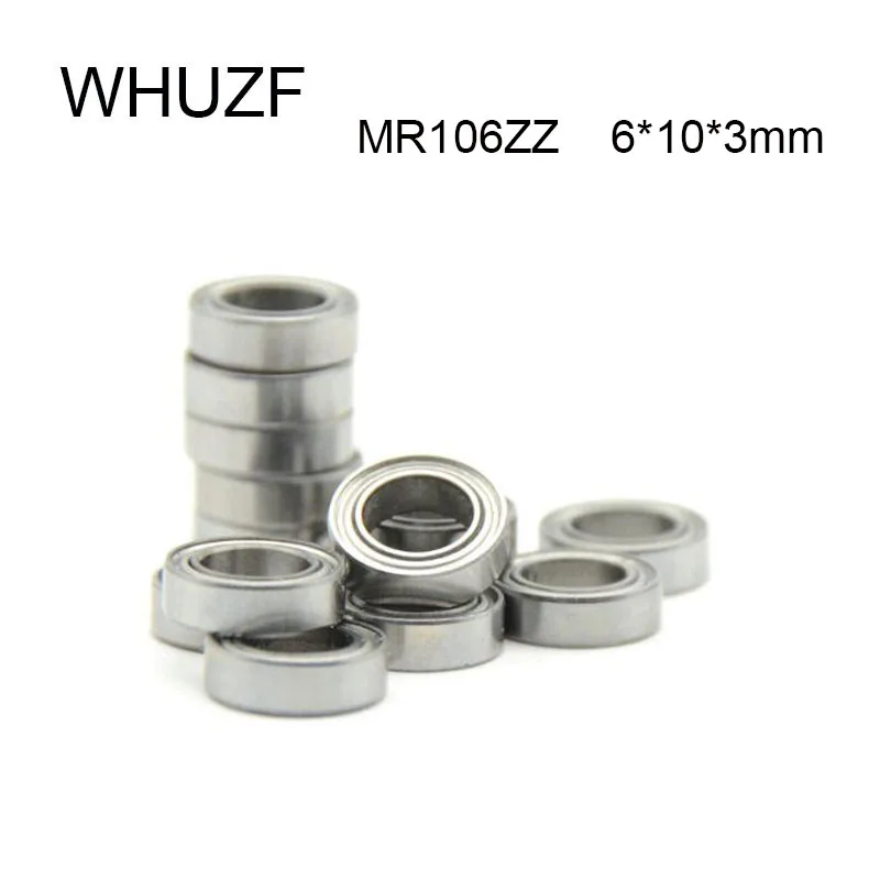 MR106ZZ Bearing 10/20/50pcs Handle Bearing 6x10x3 mm ABEC-5 For Strong Drill Brush Handpiece MR106 ZZ Nail Ball Bearing