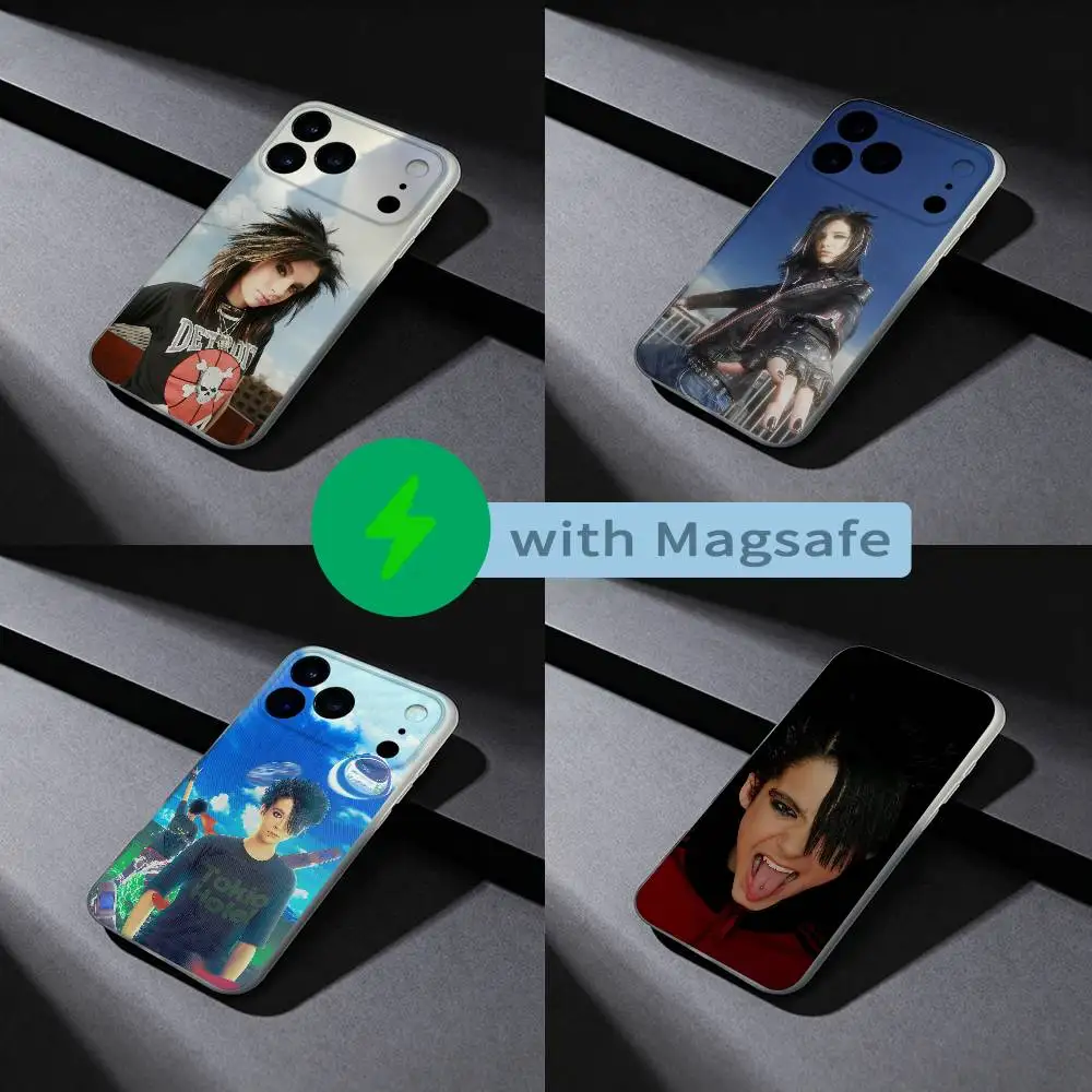 

COOL T-Tokio Hotel Bill Kaulitz Phone Case For iPhone 17,16,15,14,13,12,X,XS,Pro,Max,Plus,E,Air,Mini with Magsafe Magnetic TPU