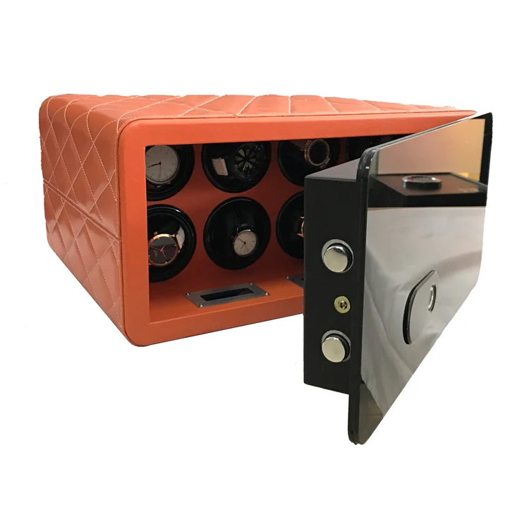 

For Watch Winder Safe Box With 8 Watches Modern Automatic Motor