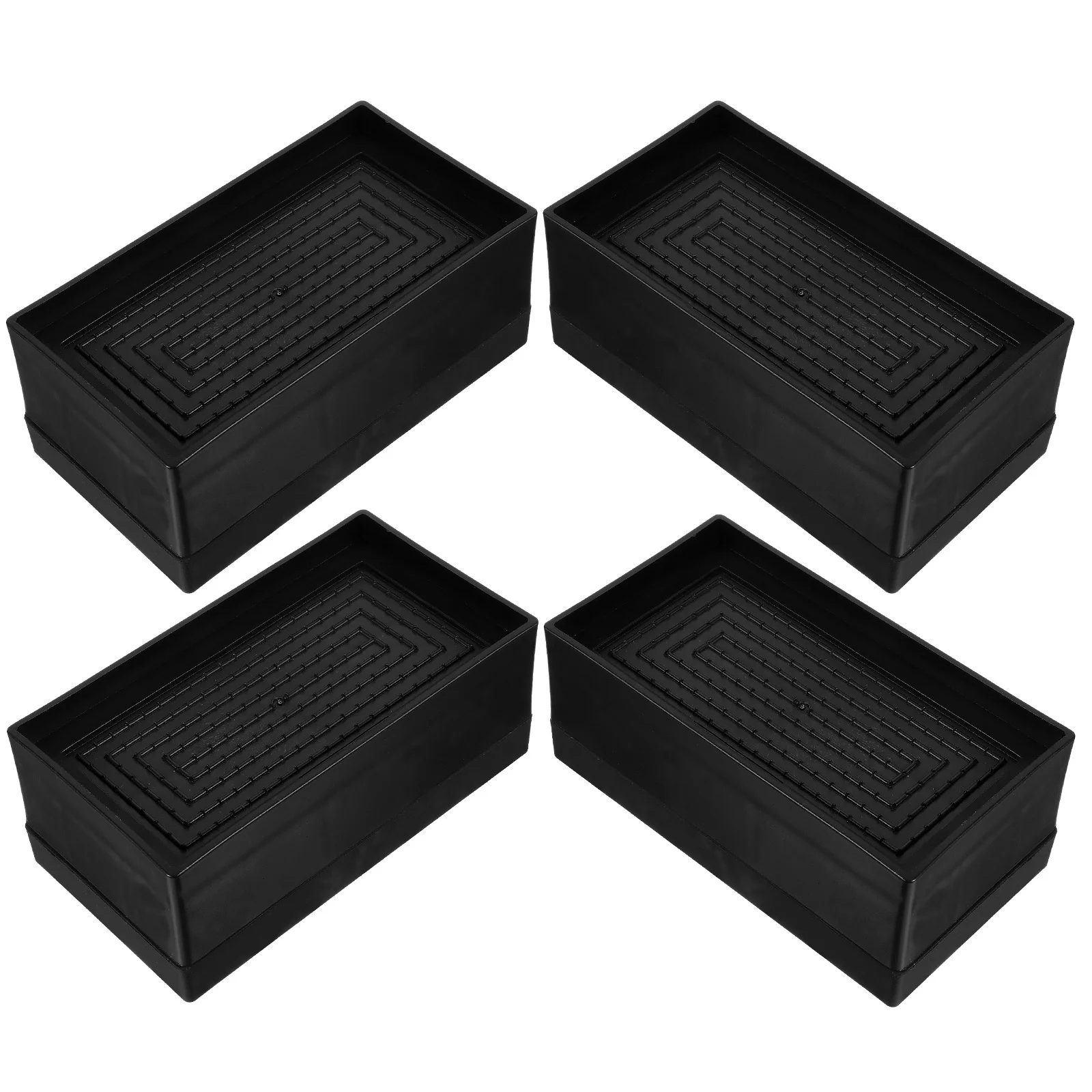 4Pcs Furniture Foot Pads Tpu Slipping Resistant Bed Risers Couch Chair Table Riser Pads Protective Furniture Coasters