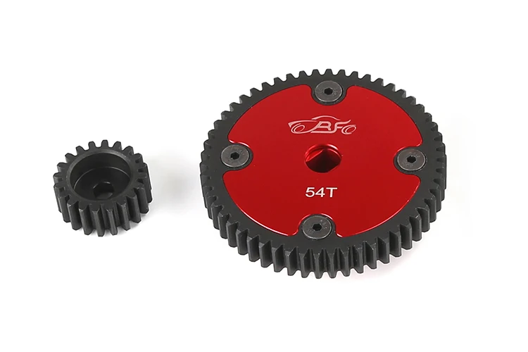 54T-20T 52T-22T 50T-24T เกียร์ส่งกำลังเหล็กชุดสำหรับ ROFUN HPI BAJA 5B 5T 5SC