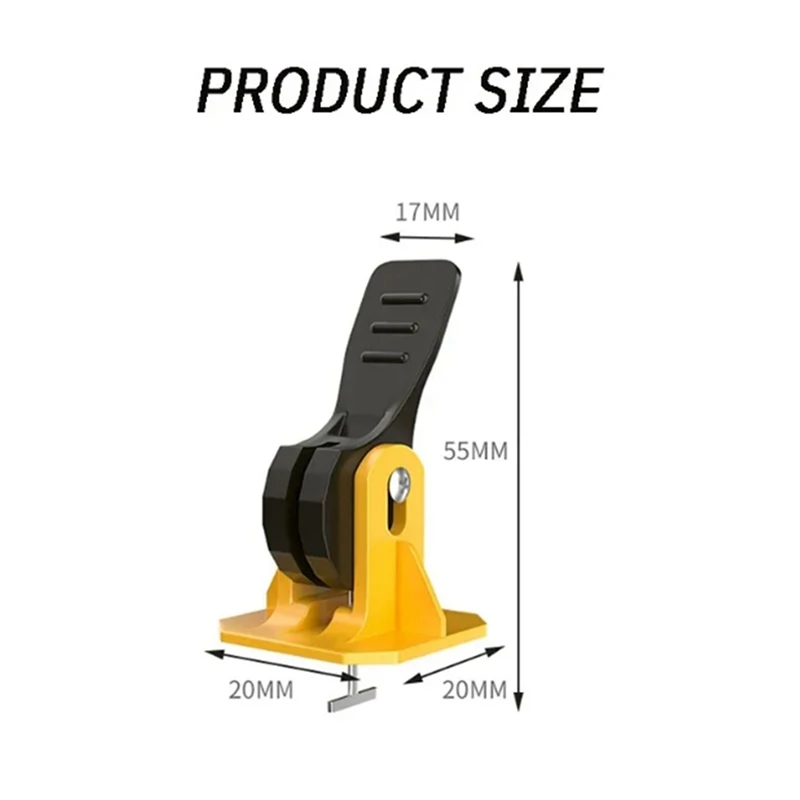 100Pc livellatore per piastrelle pressa livellatrice strumento per la posa delle piastrelle strumento per la regolazione del posizionamento delle piastrelle della parete può essere riutilizzato.