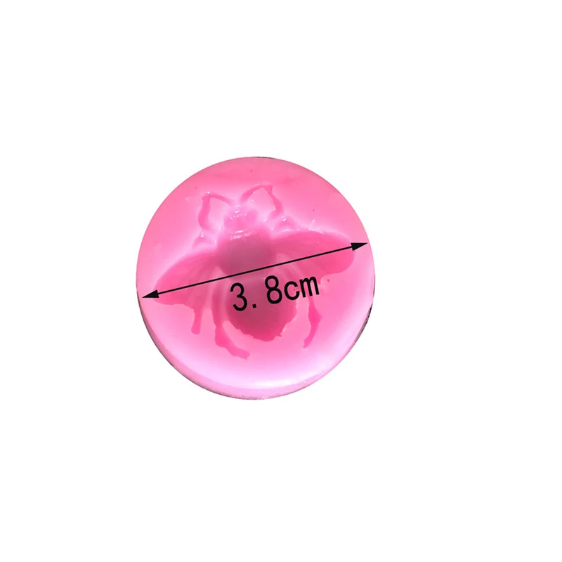Honeybee Modeling Silicone Mold DIY Cake Baking Decoration Chocolate Mold Fudge Cake Decoration Honeybee Silicone Mold 6