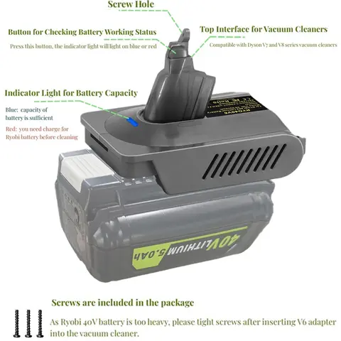 10 best sales डायसन बैटरी एडाप्टर - №3