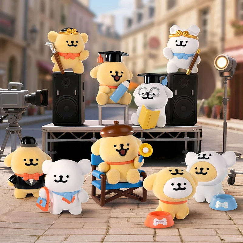 

Мальтийская жизнь как драма, серия, глухая коробка ручной работы, милая флокированная кукла, украшения, коллекция сцен