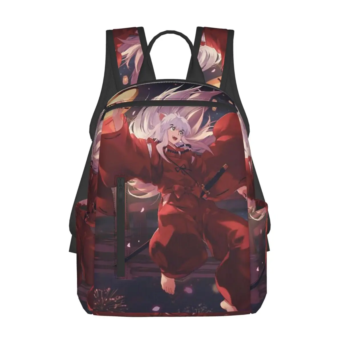 

Inuyasha Anime Backpack Daypack Large Capacity Kids BookBag School Bag Shoulder Bags for Men Women