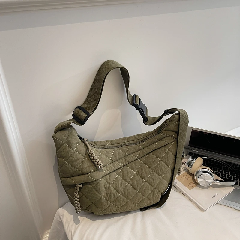 

Осень/зима 2022, новые простые сумки через плечо на молнии, оксфордские однотонные сумки для шитья, повседневные сумки через плечо для ежедневных поездок на работу