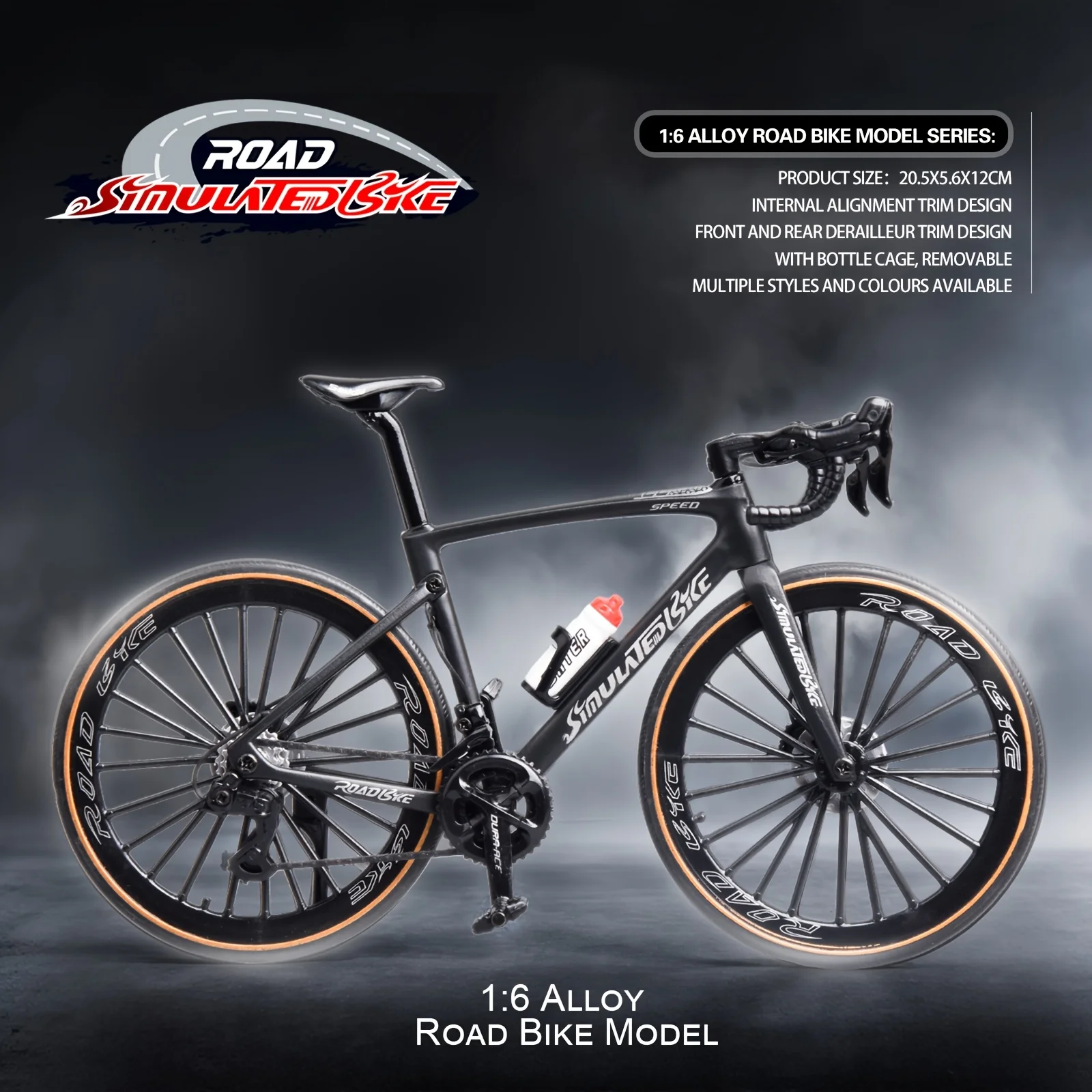 Modèle de vélo en alliage-jouets pour enfants adultes de vélo de route et de montagne, excellent cadeau de Pâques pour les amateurs de cyclisme, cadeau d'anniversaire Surprise
