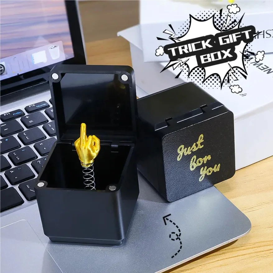 

Middle Finger In A Boxprank giftOut Of The BoxpPop-up Middle Finger Gift Box Christmas Gift Boxs Novelty Creative Decor Gifts Fo