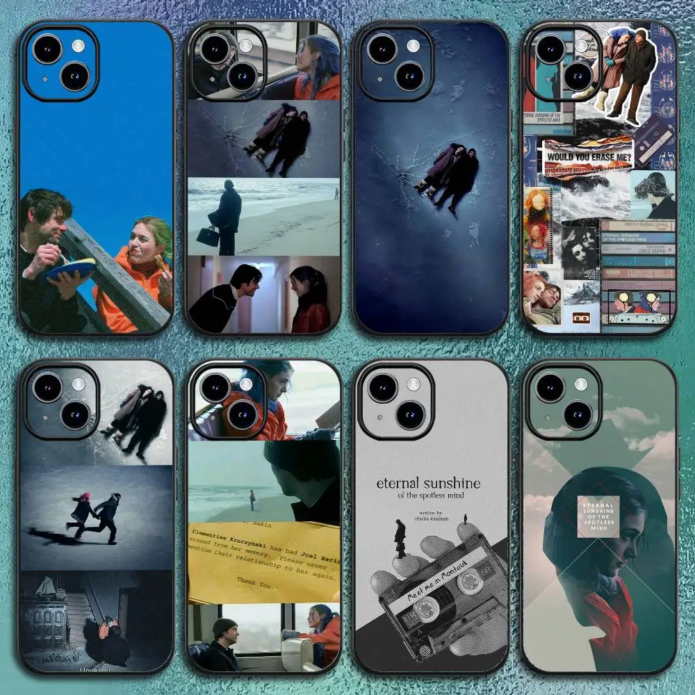 حافظة هاتف Eternal Sunshine of the Spotless Mind لهاتف آيفون 17 12 13 14 15 16Pro Max Plus غلاف ناعم أسود كلاسيكي #1