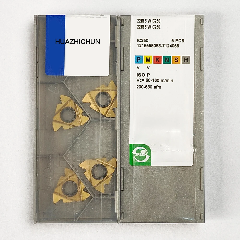 HUAZHICHUN 22IR5W IC250 carbide inserts cutters blade