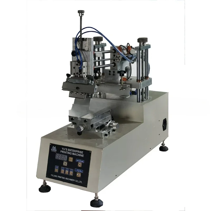 

Desktop small oblique arm rocker arm screen printing machine, flat screen printing machine, semi-automatic lifting front