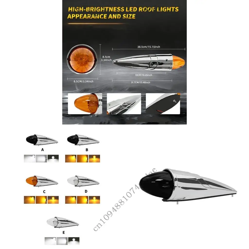 Bright White LED Cab Light For Pickup Trucks Shockproof Design Energy Saving 