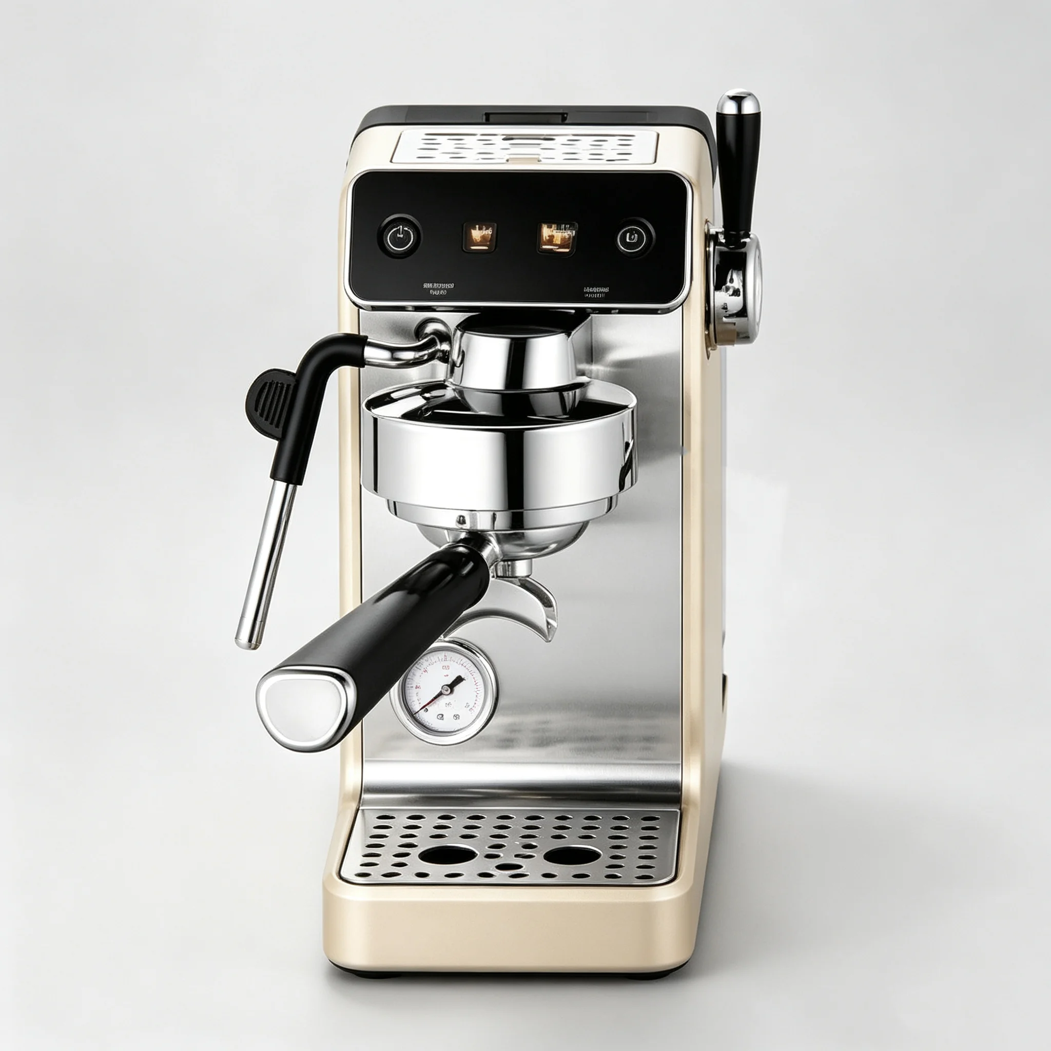 Espresso Machine Semi Auto - Stainless Steel Commercial Semi-Automatic Espresso Maker,