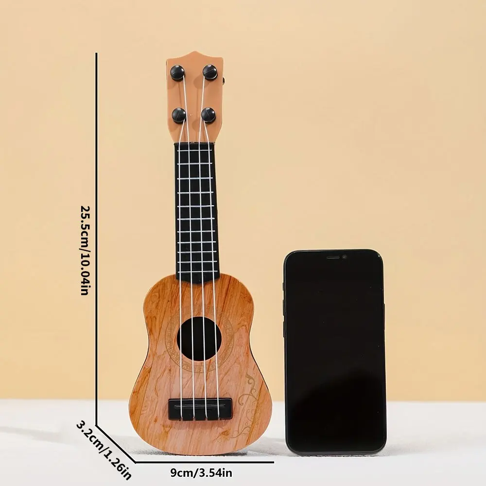 Miniature Wooden Guitar Model Display Mini Musical Ornaments Craft Home Decor  Model Home Decoration