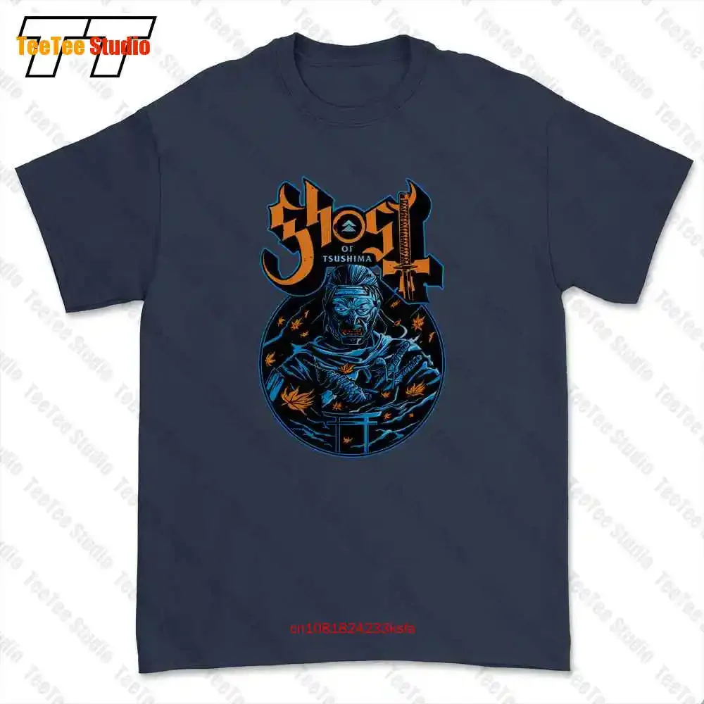 Ghost Of Tsushima As Heavy Metal Band Music Parody T-shirt Tee QZUS