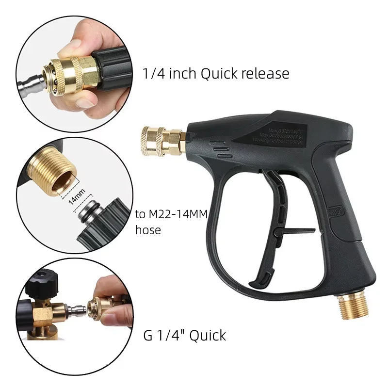 High Pressure Washer Kit PA Foam Pot 1/4\