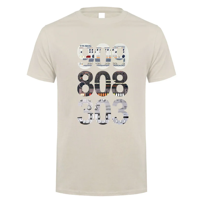 Roland 909 808 303 T Shirt Graphic Men Streetwear Short Sleeve Gifts Summer T-shirt Mans Clothes Oversized Tops