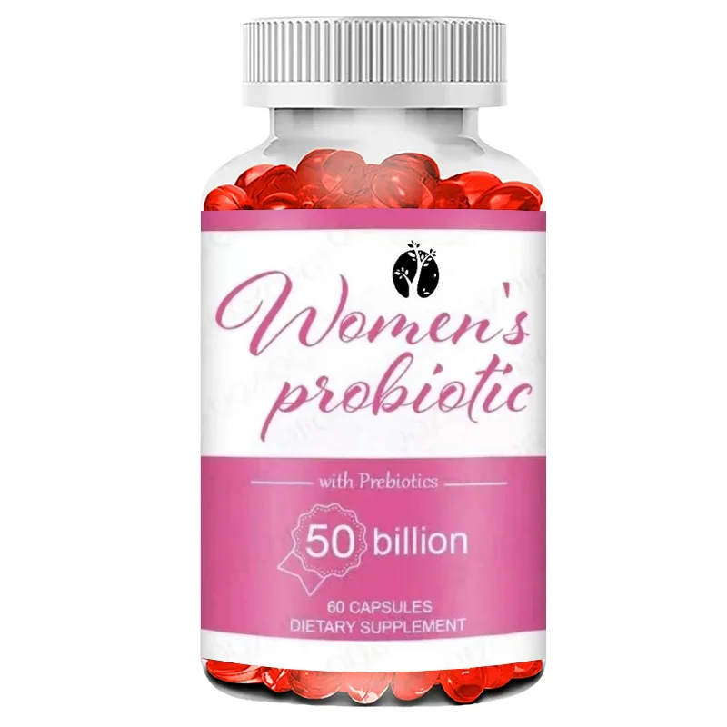Women's Probiotic Capsules 50 Billion CFU of Prebiotics in A Formula That Balances Intestinal and Digestive PH for Health