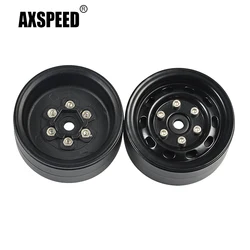 AXSPEED Heavy Duty 110g ze stopu metali 1.9 piasty felgi do osiowych SCX10 D90 CC01 1/10 zdalnie sterowany samochód gąsienicowy cześć zapasowa modelu