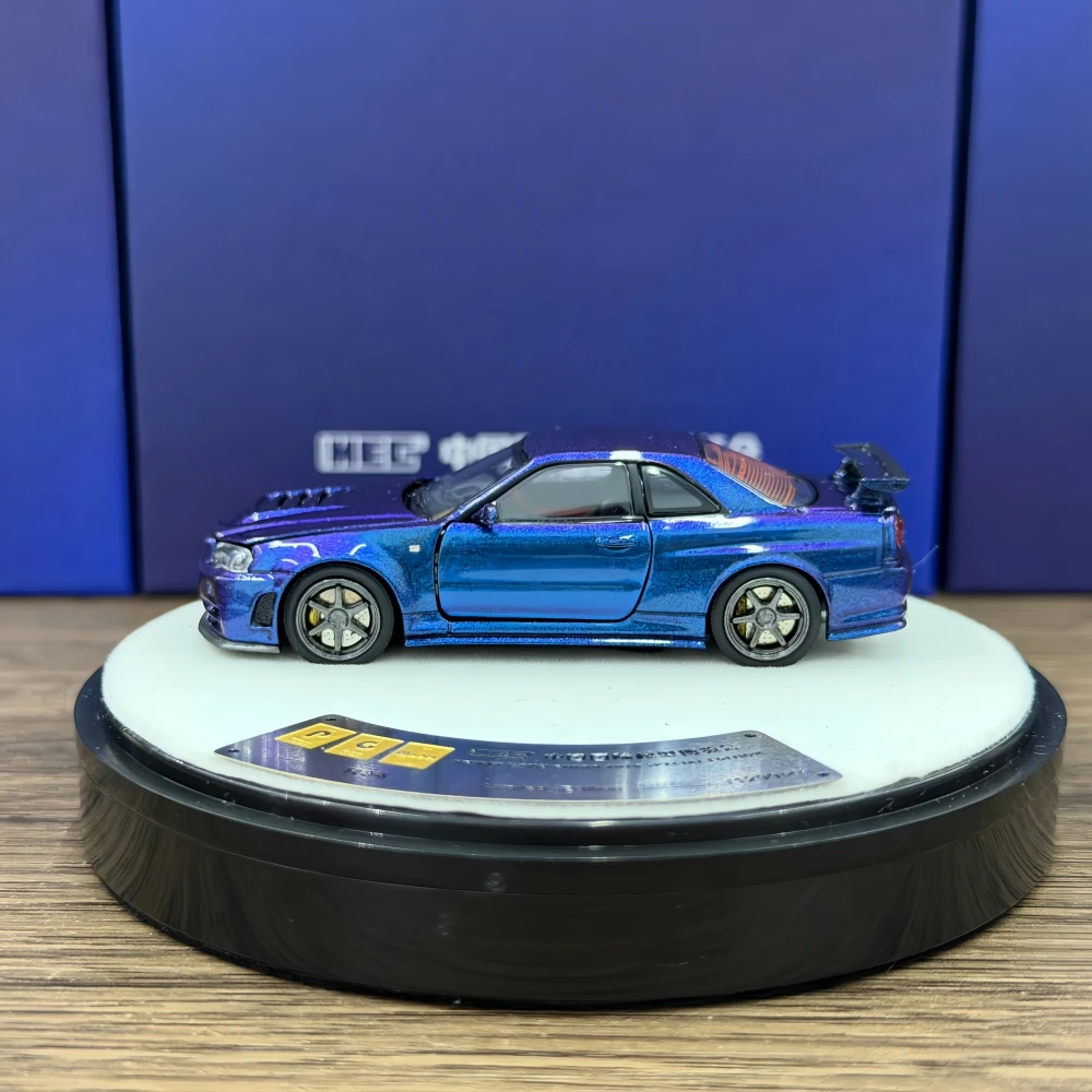 Afbeelding 6: PGM 1:64 Liberty Walk GTR R34 HEC Die-cast model auto