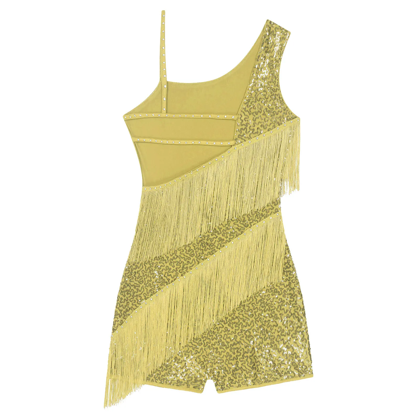 Donne latino Dance body Dress paillettes nappa body Tango Salsa Samba Rumba Cha-Cha Ballroom Dancing Performance tuta
