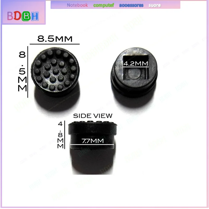2x For HP Elitebook Probook Zbook Trackpoint Pointer Mouse Rubber Cap  4.2mm x 4.2mm