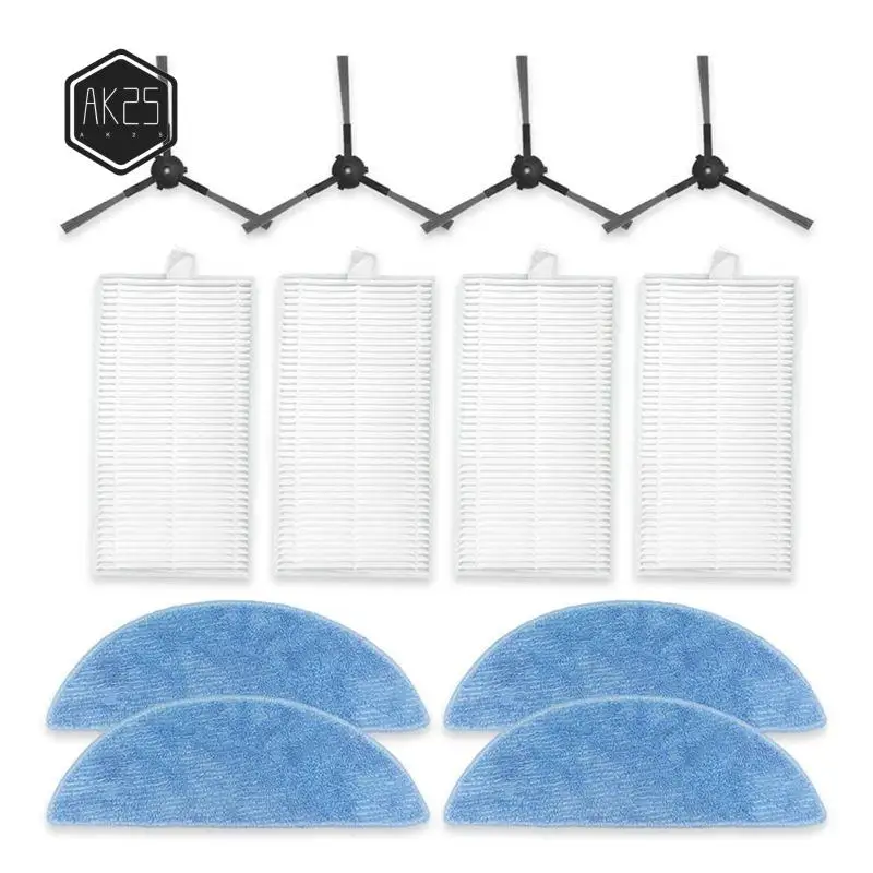 

Аксессуары для роботов-пылесосов ECOVACS DEEBOT Y1 PRO / Y1 PRO PLUS, YEEDI Y1 PRO / Y1 PRO PLUS: боковая щетка, HEPA-фильтр, салфетка для влажной уборки.