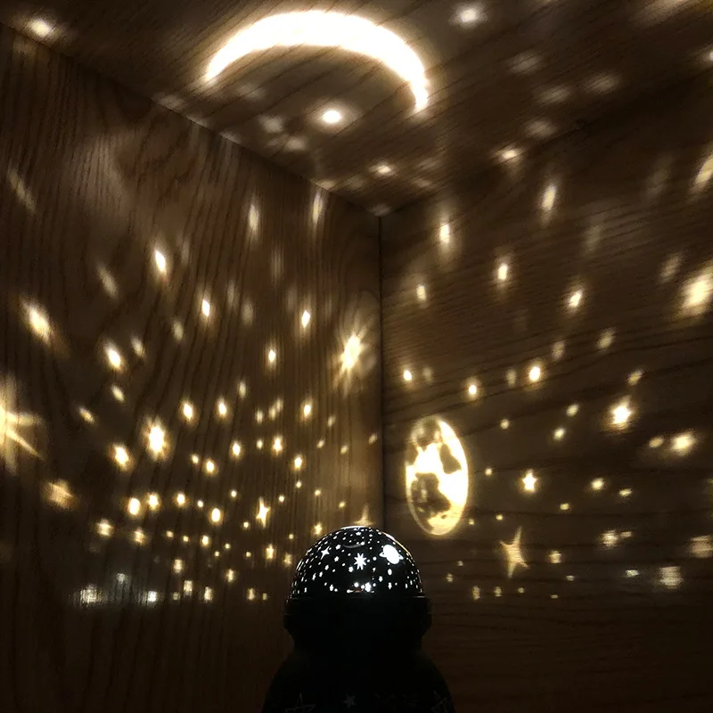 LED starry sky projection light craft gift living room ornament creative starry sky water pattern ocean projection built-in