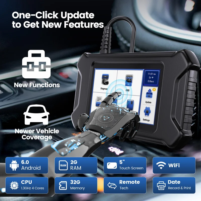 Car Instrument Core System Diagnostic Battery Test Lifetime Free Upgrade Scanner