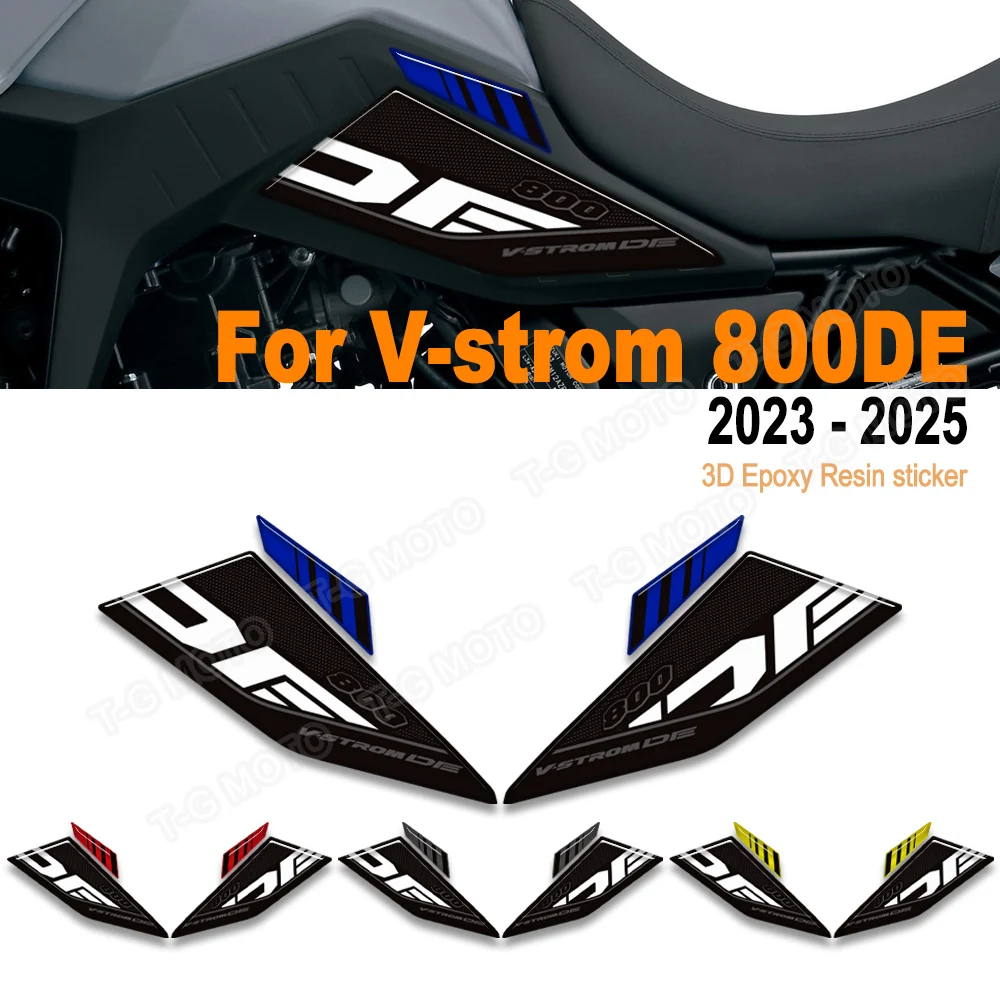 

800DE Motorcycle Tank Pad Protector Sticker Waterproof Decals Kit For SUZUKI V-strom V STROM Vstrom 800 DE 2023 2024 2025