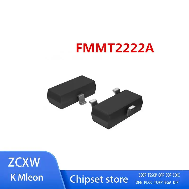 10PCS/LOT    FMMT2222A  FMMT2222ATA    SOT-23-3