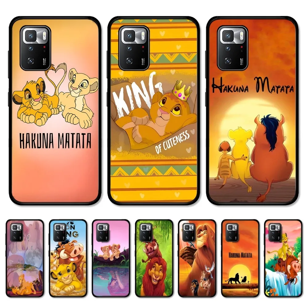 K-King L-Lion S-Simba Phone Case For Redmi 5 6 7 8 9 10 Plus Pro 6 7 8 9 A GO K20 K30 K40 Pro Plus F3 Fundas