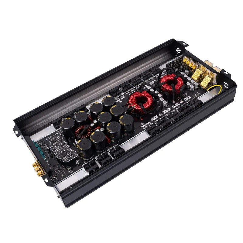 Amplificador automotivo de alta potência, 3500w, classe d, com design de dissipador de calor, subwoofer, alto-falante, alta potência, mono crossover