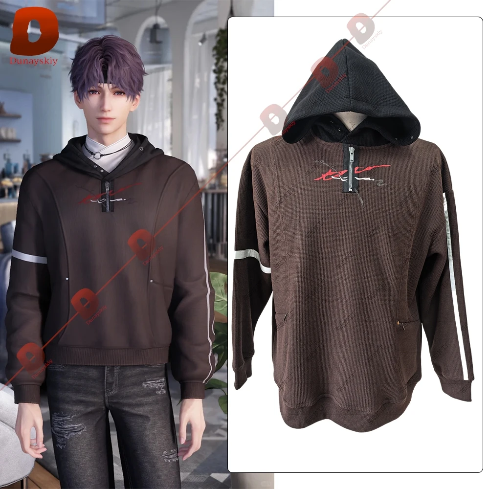

Love And Deepspace Qi Yu Rafayel Cosplay 코스프레 Hoodie Streetwear Casual Outfit Anime Game Role-playing Suits Unisex Outfit