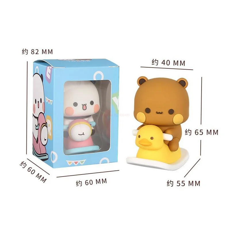 Bambola Bubu e Dudu figure Yiers Mitao Panda modello emozionante da collezione Kawaii orso giocattolo ornamento decorazioni per la casa regalo cura carino