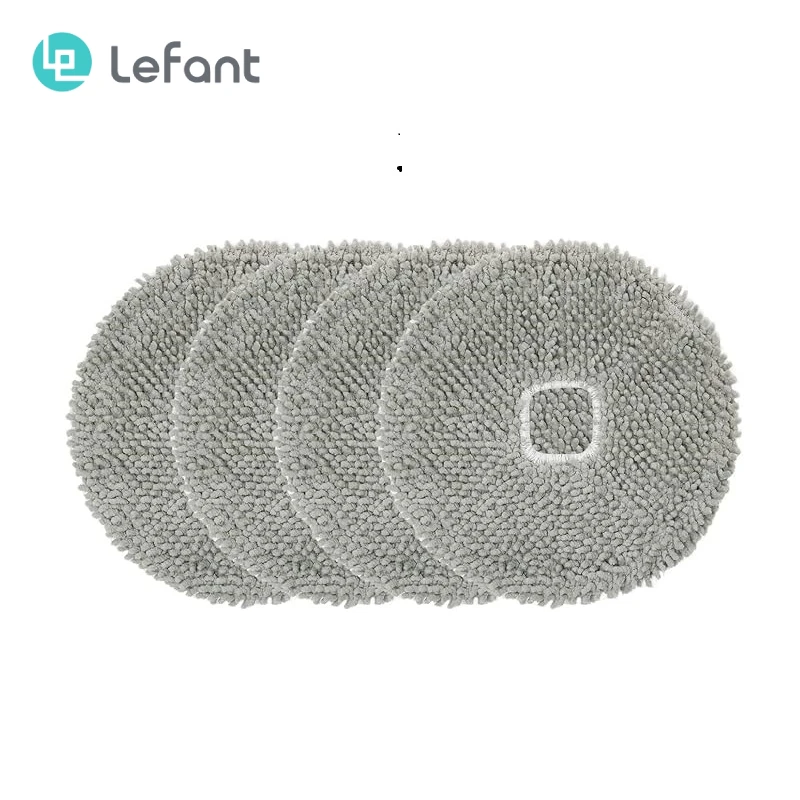 Lefant T1 Replacement Mop Kit: 4 Mops, This Replacement Mop Kit Only for Lefant Robot Vacuum T1