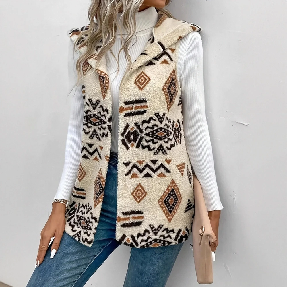 

Повседневный жилет с круглым вырезом, модный женский топ без украшений, удобный крой для различных случаев