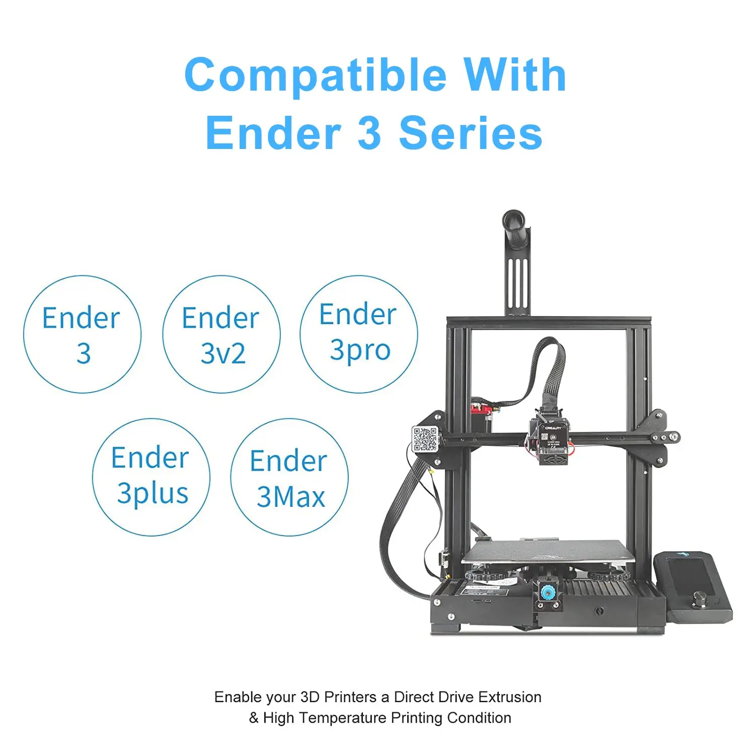 Imagem -06 - Creality-sprite Extrusora Pro Kit Todo o Metal Direct Drive Impressoras 3d Ender Ender v2 Ender Pro Ender Max