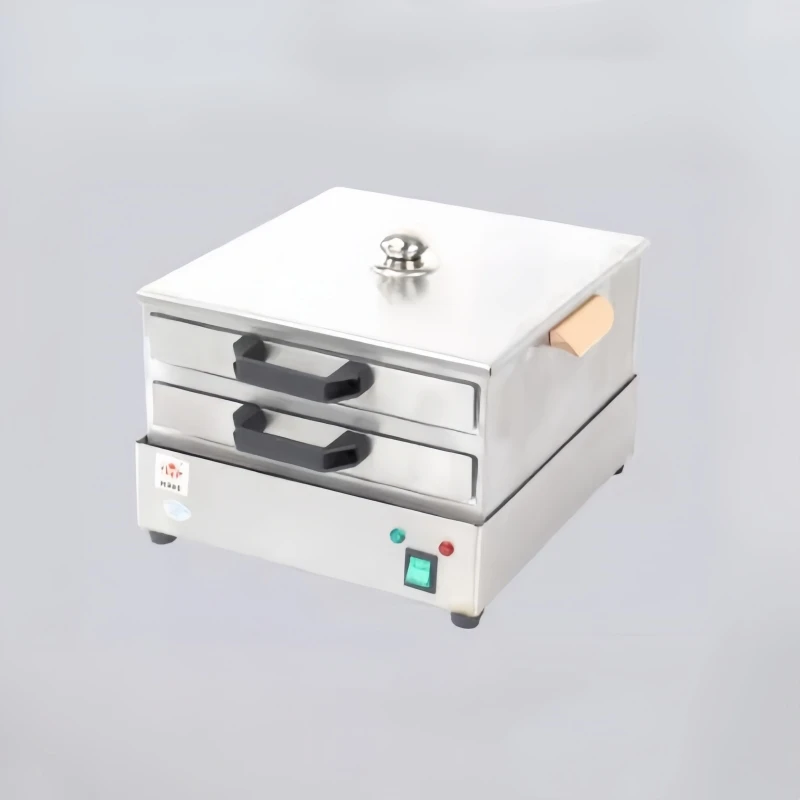 220V Rice Noodle Machine Household Electric Breakfast Steamer 304 Stainless Steel Drawer Type Rice Noodle Oven