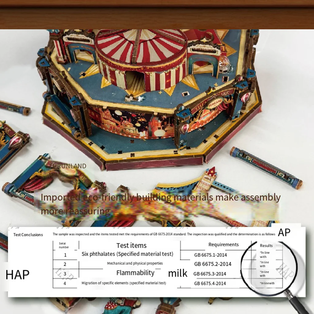 Century Riesenrad 3D-Puzzle-Bausteine – pädagogisches DIY-Spielzeugmodell, beleuchtete Dekoration als Geschenk für Erwachsene