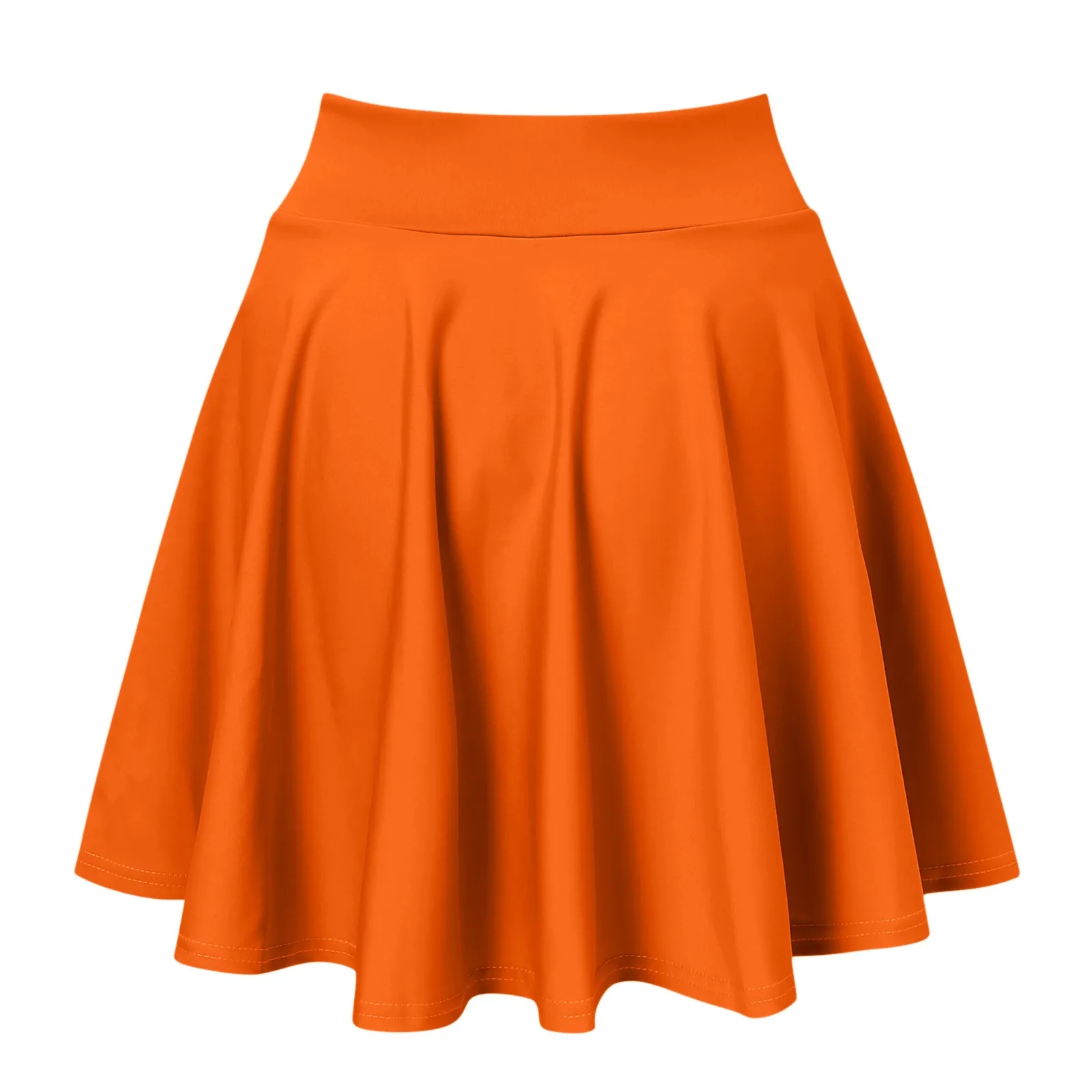 Women's Anti Exposure Shorts Skirt Fashion High Waist Tennis Badminton Sports Pleats Skirt Solid Color Double Layer Short Pants