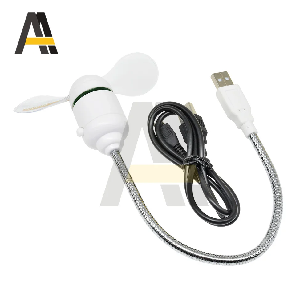 Mini USB Fan Flash Word Straight Plug LED DIY Word Fan Programming Computer Burning Fan red blue without clock function