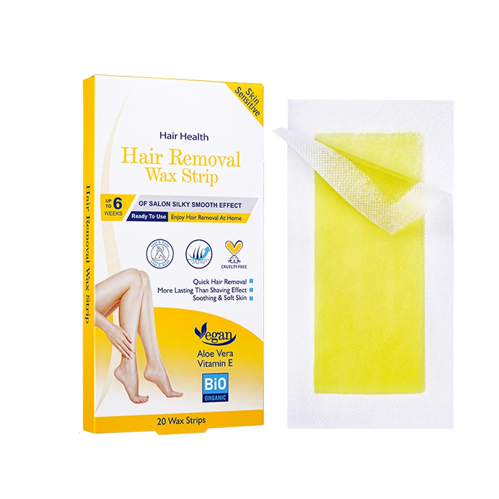 20 Teile/satz Haar Entfernung Wachs Papier Professionelle Nicht-permanente Enthaarung Körper Gesichts Effektive Wachsen Kalt Wachs Streifen Papier Frauen