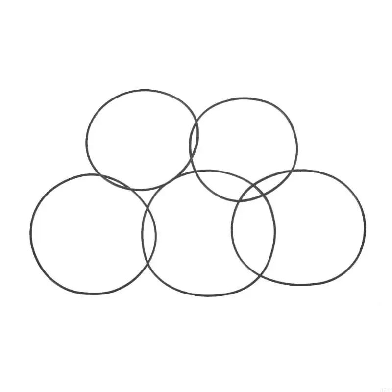 H7JF 20pcs/Pack Mix Cassette Rapper Rubber Strap لآلات الفيديو