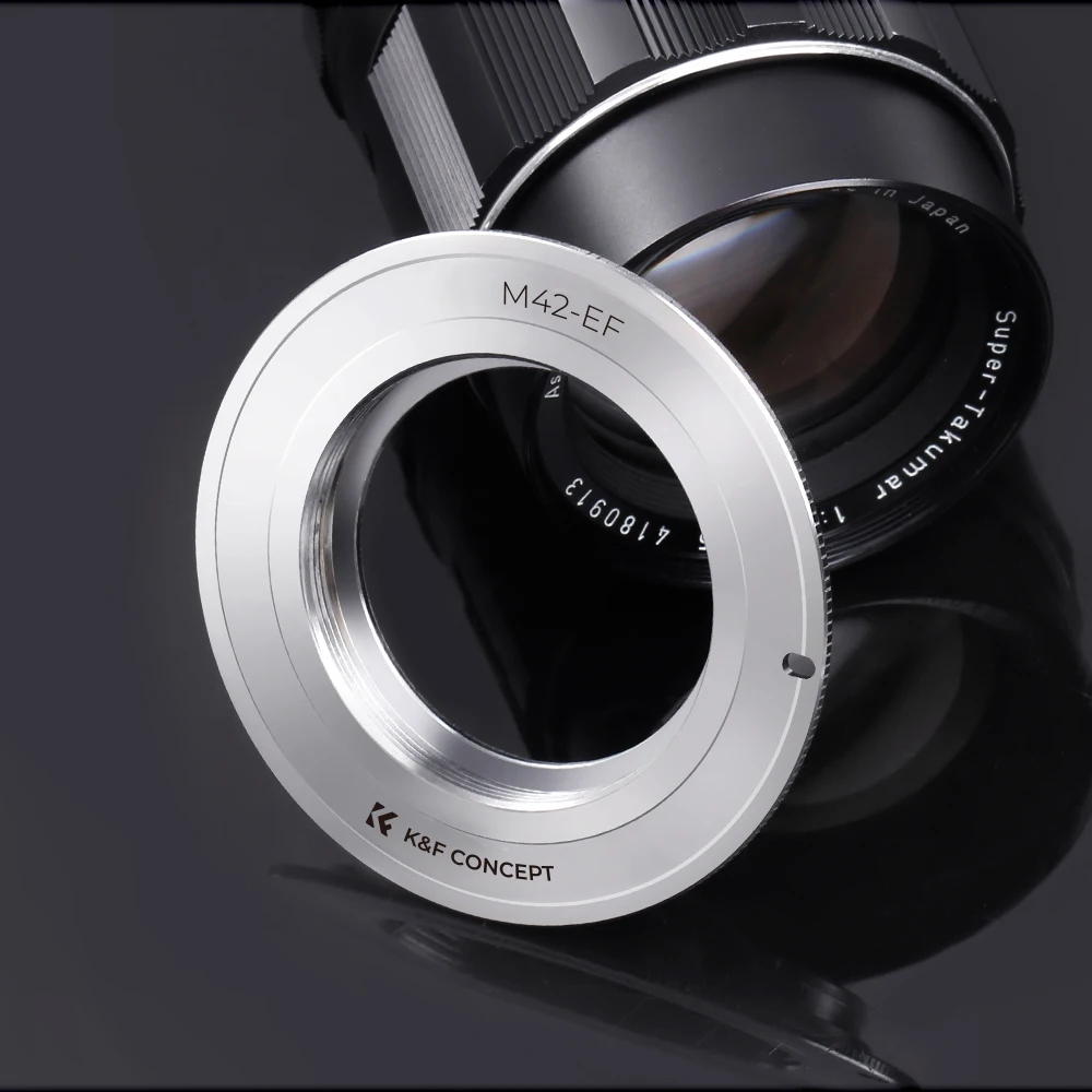 K&F Concept Lens Adapter for M42 Nikon F AI NIK G Contax Yashica C/Y Olympus OM Lenses to Canon EOS EF EF-S 1300D Cameras Mount