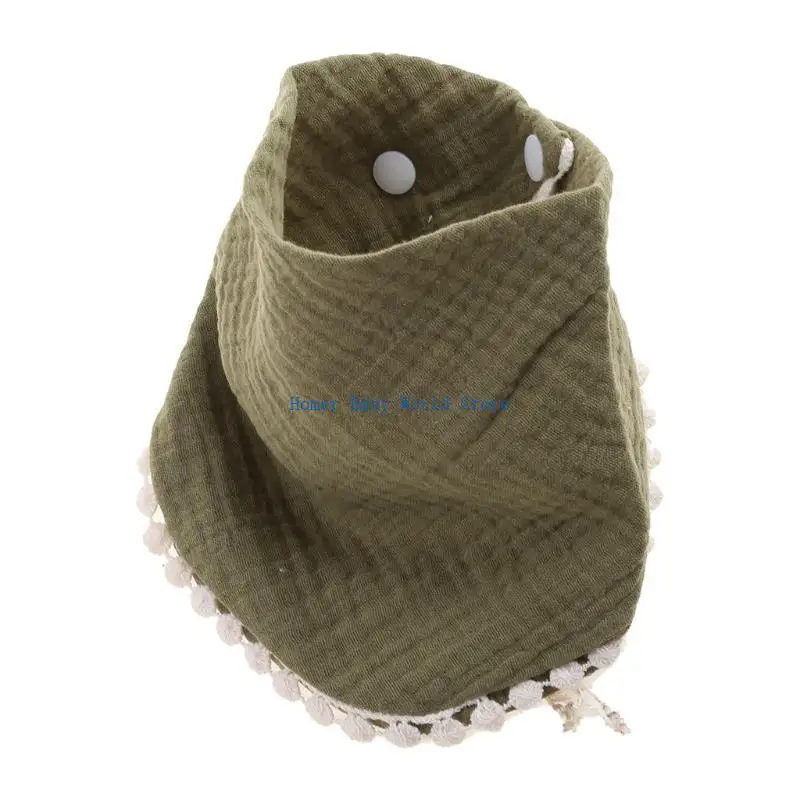 B2QD 1 قطعة من قماش التجشؤ لحديثي الولادة، منشفة ماصة للتجشؤ، تغذية الأولاد والبنات، باندانا #1