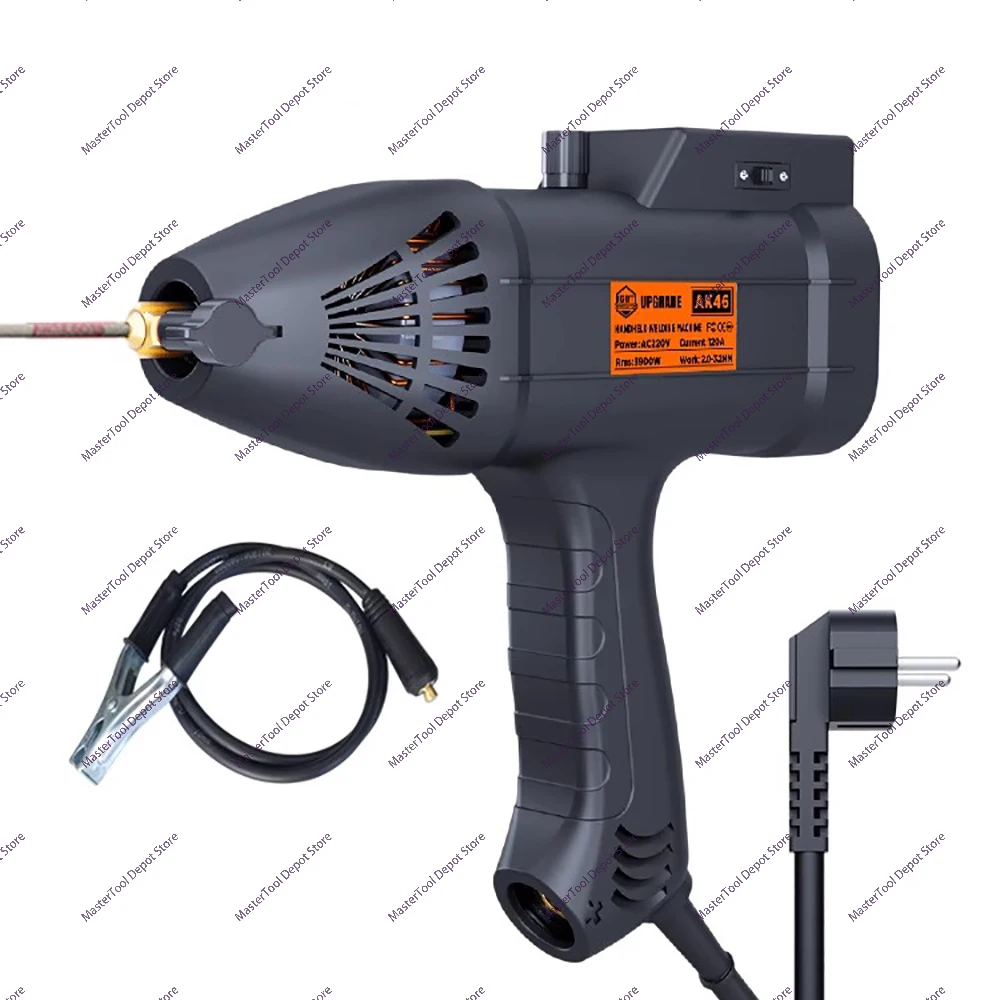 AC 220V Handheld Electric Welding Machine Portable Industrial Metal Welder 3.9KW with Ground Wire