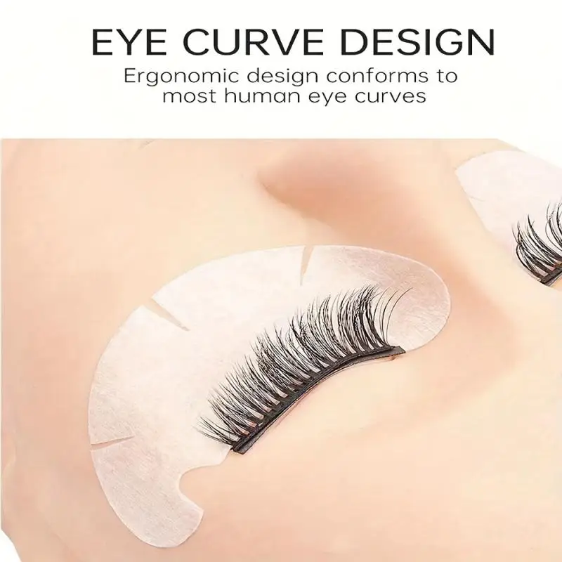 50Pairs Set Gel Hydrogel Eye Mask Pad Bulk Eyelash Extender Beauty Tool U Shape Notch Lint Free Eyelash Extender For Most Eye